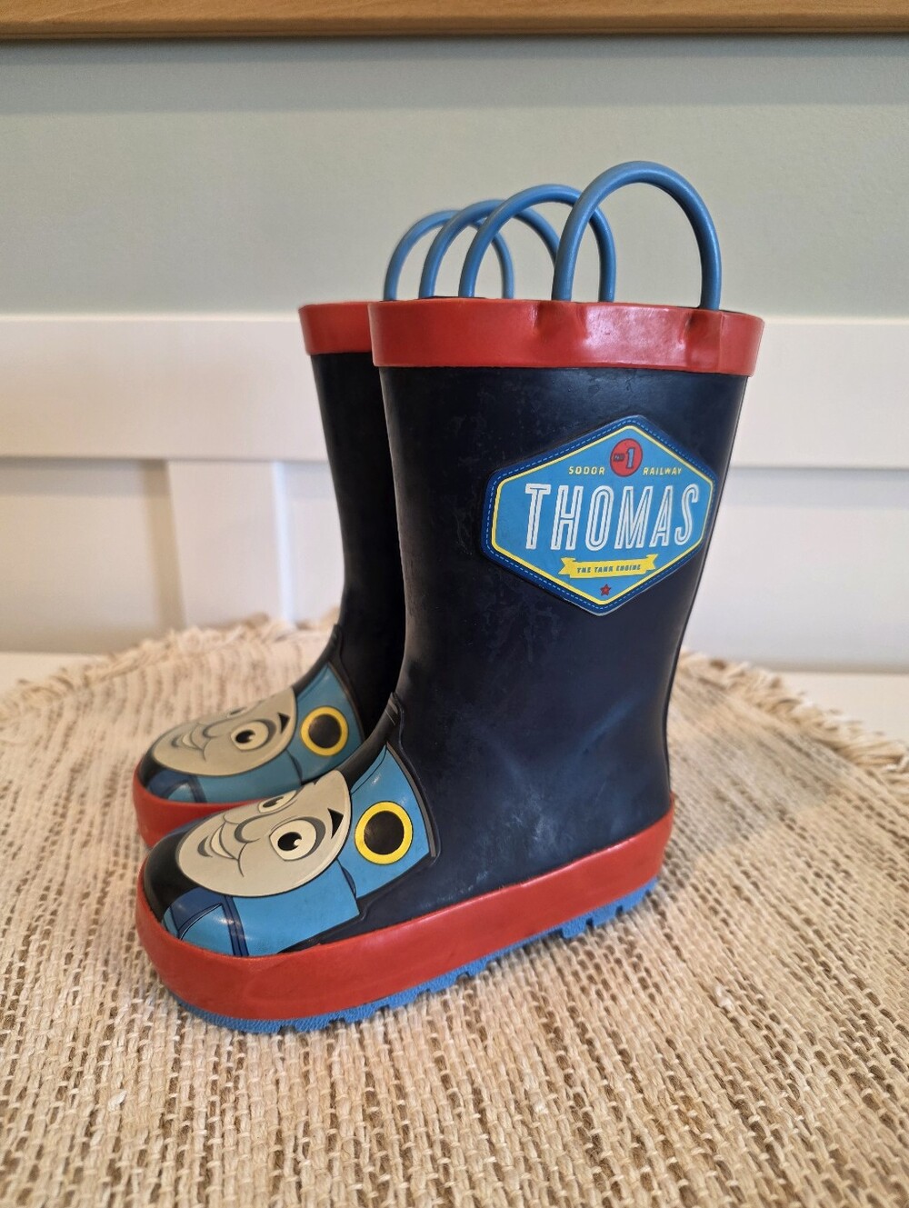 🚂 Western Chief Thomas The Tank Engine Rainboots  Toddler 8 Waterproof